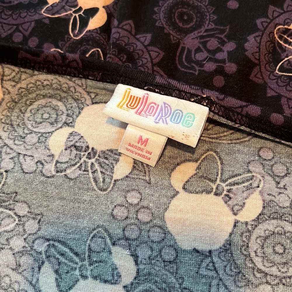 Purple and Peach Minnie Mouse lularoe t-shirt - Picture 3 of 3